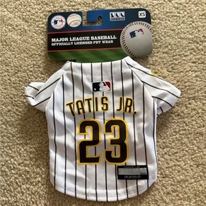 NWT MLB San Diego Padres Pet Jersey with Stripes